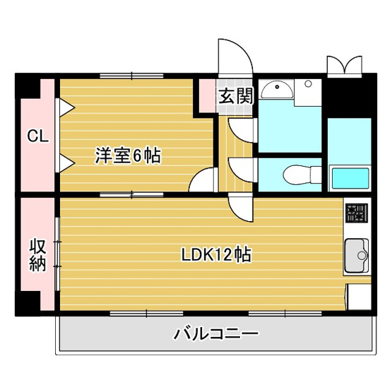【間取り】 | ベルトゥリー岡本