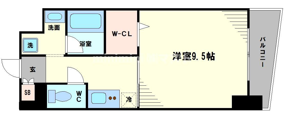 KHKコート西野田の間取り