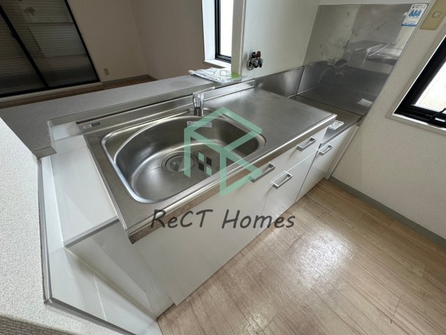姫路市玉手のハイツのキッチン