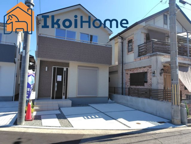 明石市大久保町西島　2号棟　新築戸建の駐車場|●年中無休：当日予約可●敷地内にはお車を2台駐車することができ、前面道路も広く入出庫もしやすいです。