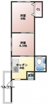 シャトー御影の間取り