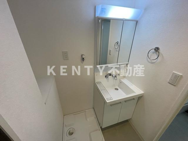 【洗面所】 | テラス山王 | スペースが確保できる洗面所です