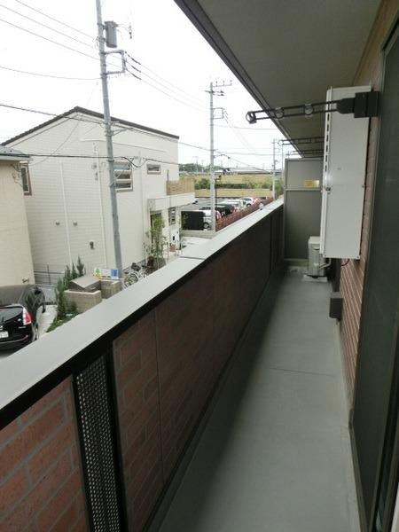 ボヌールおおたかの森 Ⅰのバルコニー