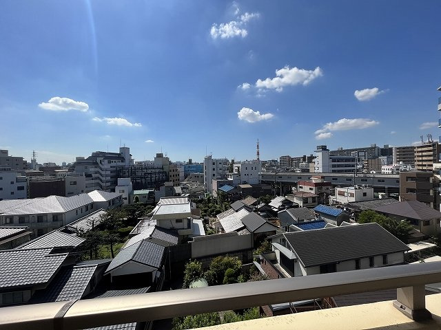 バルコニーから見た眺望です