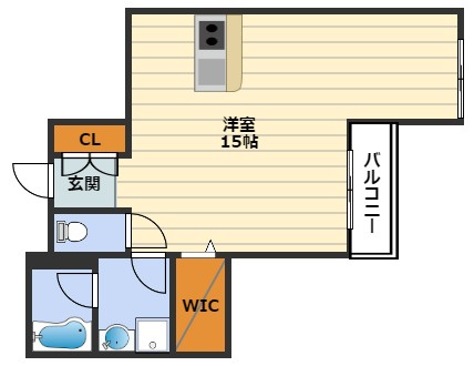 リバープレイス梅田北の間取り