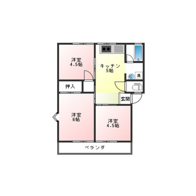 コーポシノダの間取り