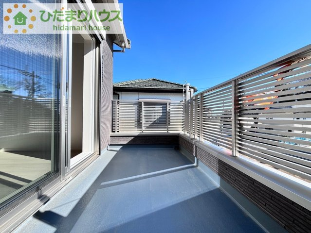 上尾市地頭方　新築未入居　スマート・ワン・シティ　02のバルコニー|十分な広さが確保されたバルコニー！！