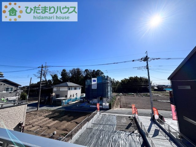 上尾市地頭方　新築未入居　スマート・ワン・シティ　02の展望|南側に面したバルコニー！
お洗濯物がよく乾きます(^^)/