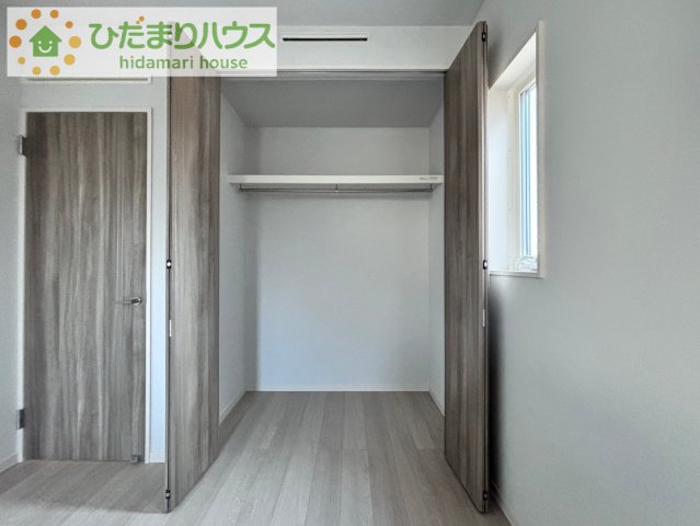 上尾市地頭方　新築未入居　スマート・ワン・シティ　02の収納|全室にクローゼットが付いていて、お部屋の住空間もスッキリ広々つかえそうです(^^)/