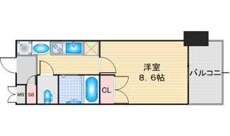 【間取り】 | パルティール今池アネックス | 略図の為、現状優先