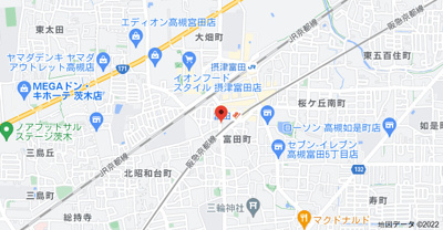 【地図】 | CROSS COURT高槻富田駅前