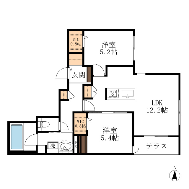 エレガンシアの間取り