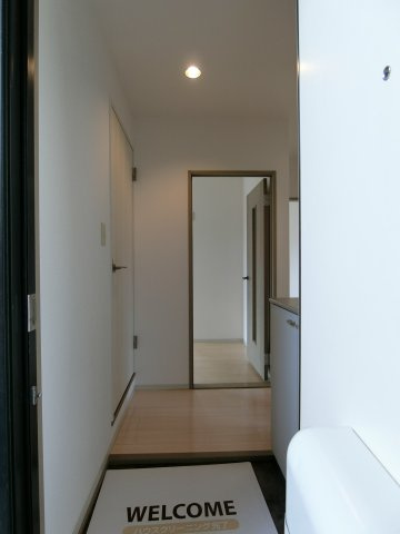 エスポワール松本B棟の玄関