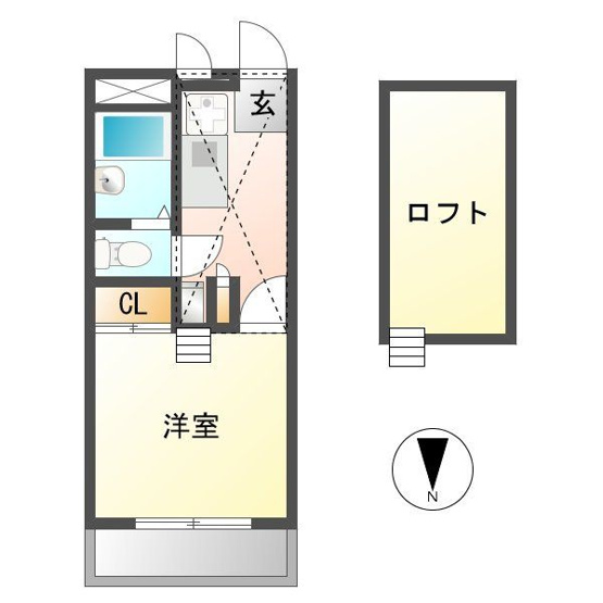 【間取り】 | カーサ曽池町