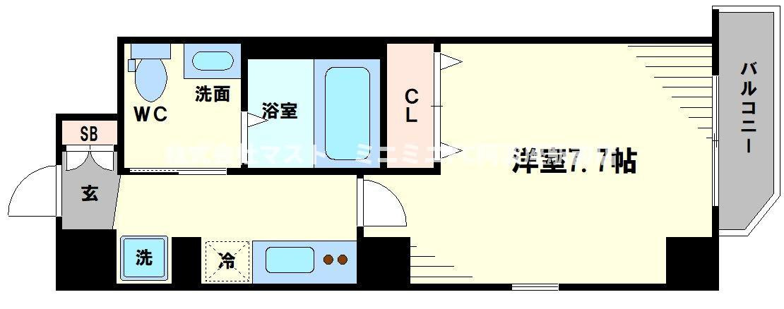 プランドール梅田の間取り