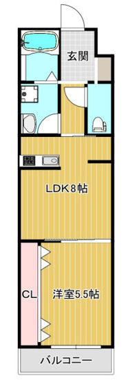 【間取り】 | ノイヴェル新堂