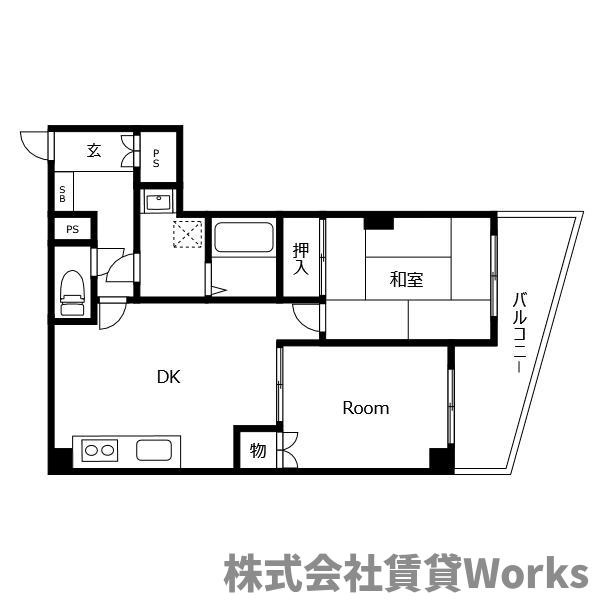 エグゼ古川の間取り