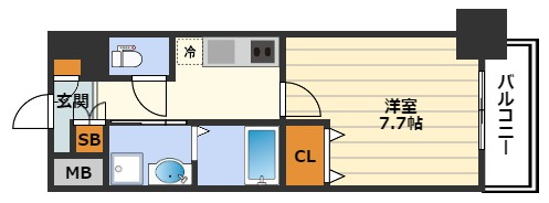 La Douceur梅田Eastの間取り