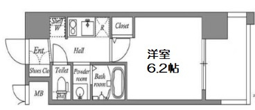 【間取り】 | エステムコート難波Ⅶビヨンド