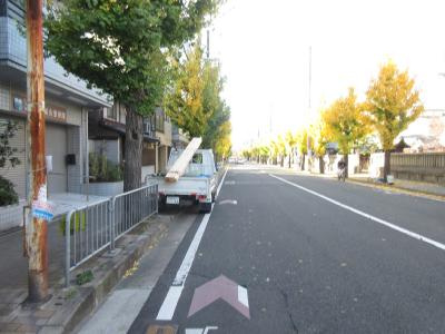 シャトー御池の周辺|前面道路