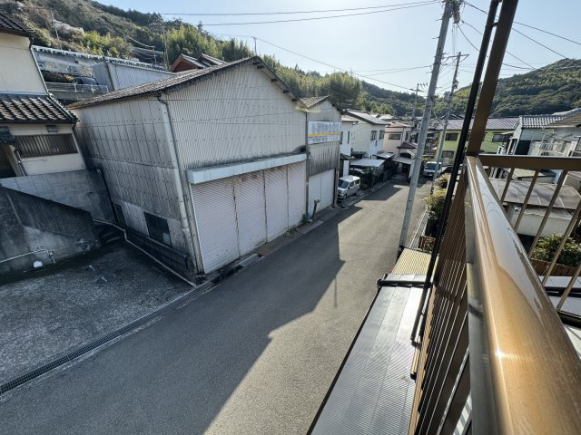 高知市神田の展望|バルコニーから南西方向を撮影