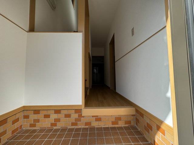 高知市神田の玄関