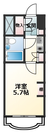 【間取り】 | ホーユウコンフォルトレディース白楽