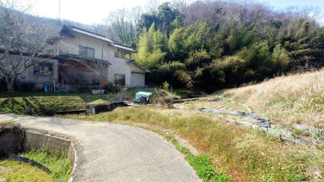 笠岡市大河売地の前面道路含む現地写真