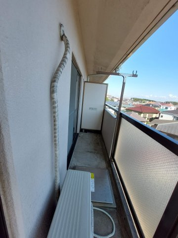 ハートピアⅡのバルコニー