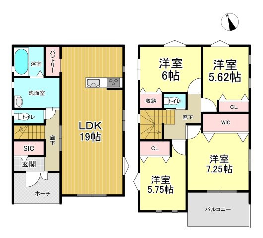 【間取り】 | いろどりアイタウン　石巻市丸井戸３丁目　