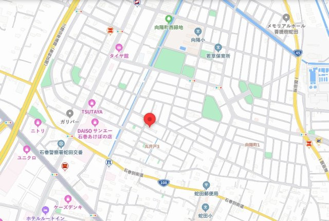 【地図】 | いろどりアイタウン　石巻市丸井戸３丁目　
