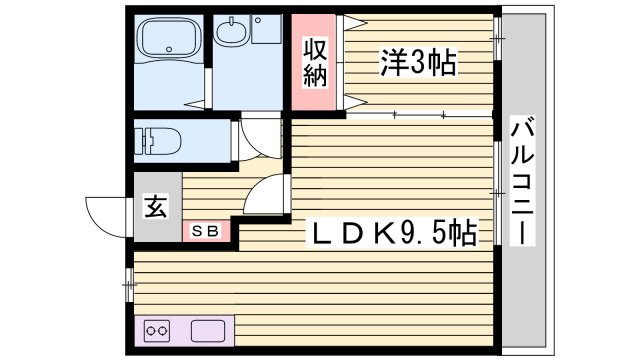 ローレルコート宮西の間取り