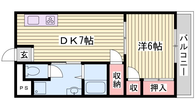 コーポラス神子岡の間取り