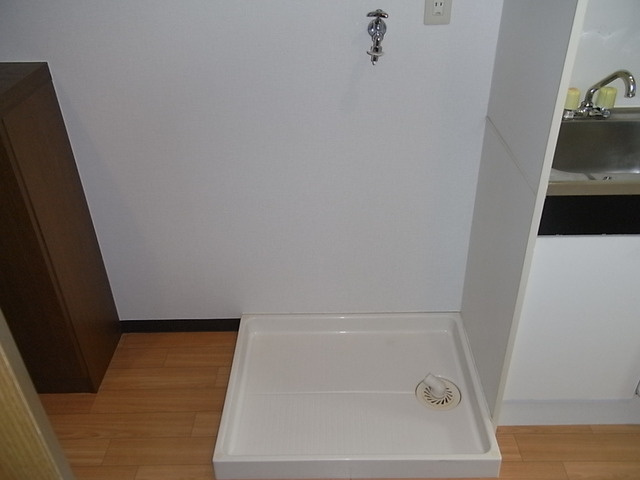 ウェーブ桜ヶ丘の洗面所|室内洗濯パン