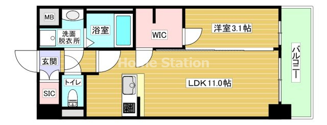 【間取り】 | リヴェント福島野田