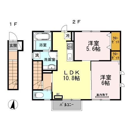 憩ハウスの間取り