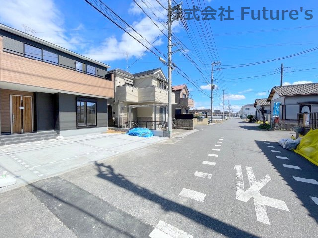 三郷市高州1丁目　新築戸建　全1棟の前面道路含む現地写真|前面道路含む現地写真です。