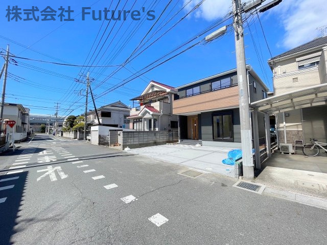 三郷市高州1丁目　新築戸建　全1棟の前面道路含む現地写真|前面道路含む現地写真です。