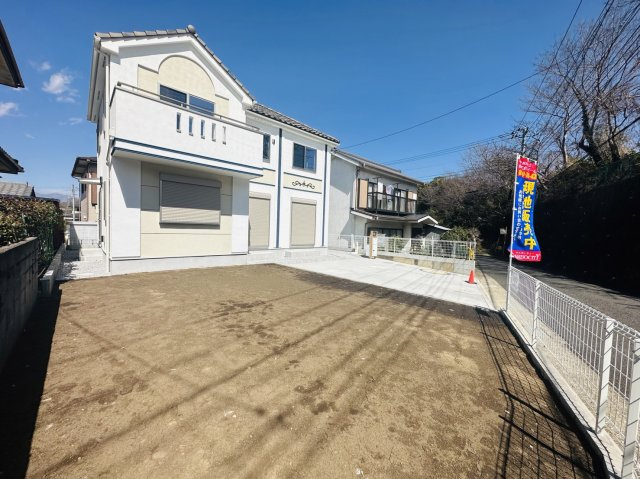 【成約】二宮町川匂 新築戸建ての前面道路含む現地写真