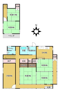 【間取り】 | 石岡市石岡中古住宅