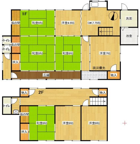 吉浜1売家の間取り