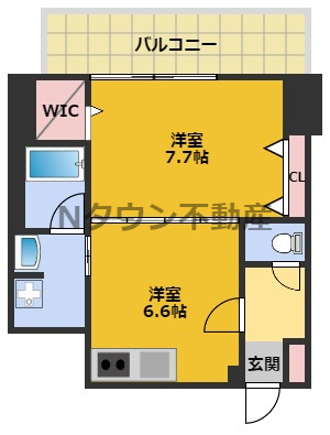 【間取り】 | さくらHills NISHIKI Platinum Residence | 間取りです。