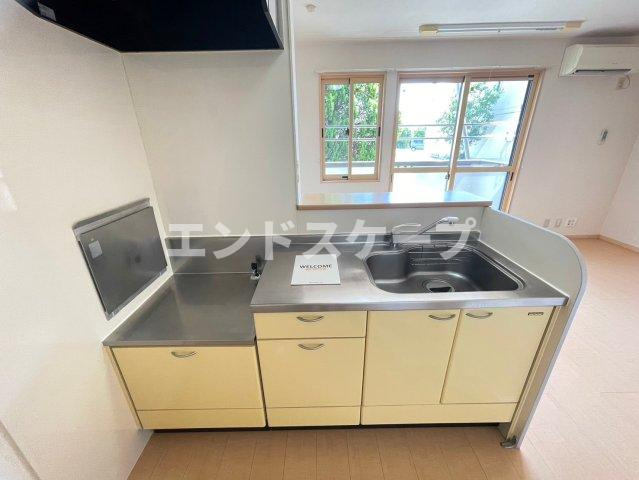 リュエルAのキッチン|高崎、前橋、伊勢崎エリアのお部屋探しはエンドスケープまで！お客様の理想お聞かせ下さい♪