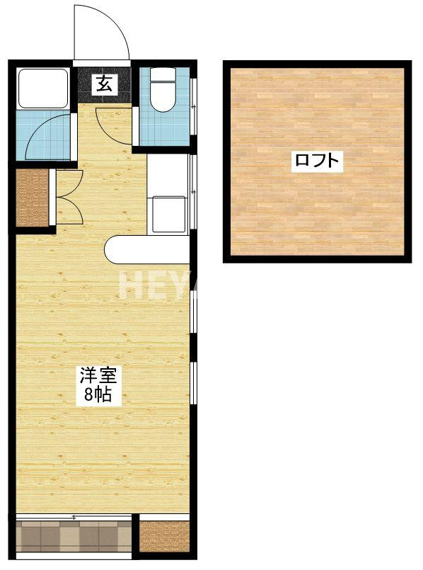 プライムアパート石神の間取り