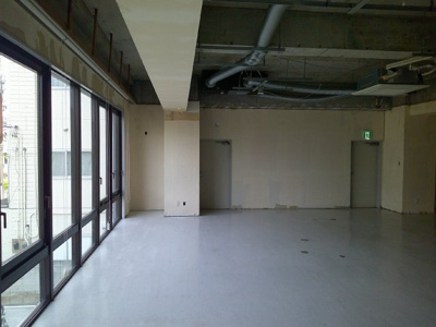 【居間・リビング】 | サンセピアⅠ（店舗・事務所） | ※スケルトン時撮影のものです