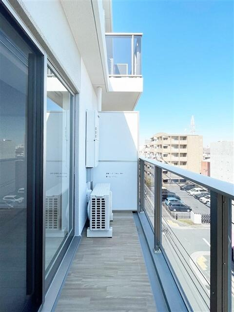 Alivis東瑞江のバルコニー