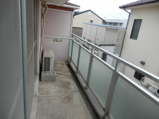 キャッスルコート辻井のバルコニー