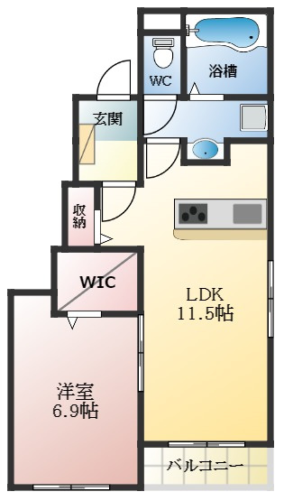 【間取り】 | スペチアーレ　ドゥーエ