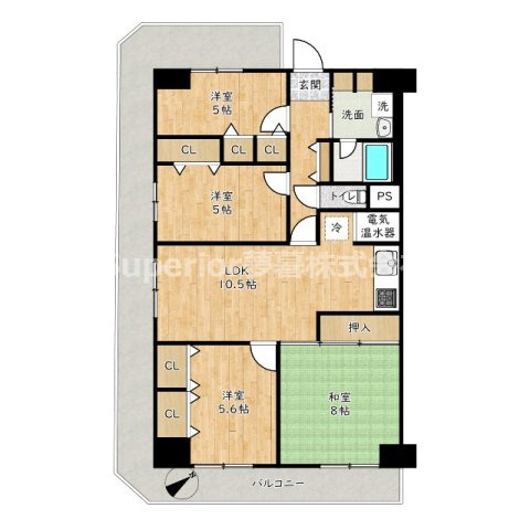 【中古マンション】ネオコーポ大津湖城が丘A棟