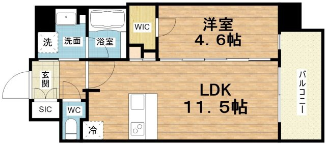 【間取り】 | CASA REGULUS FUKUSHIMA NODA